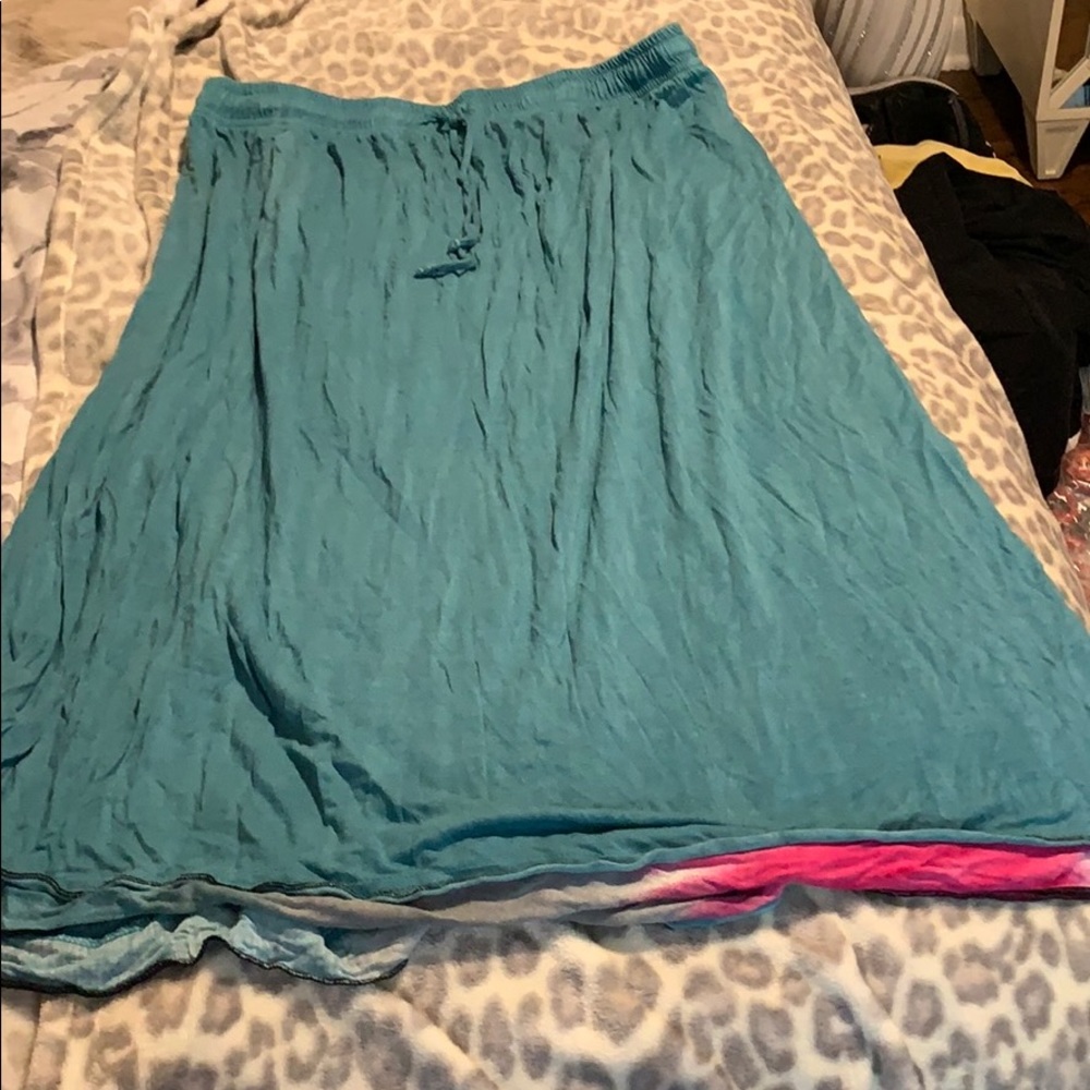 Blue skirt